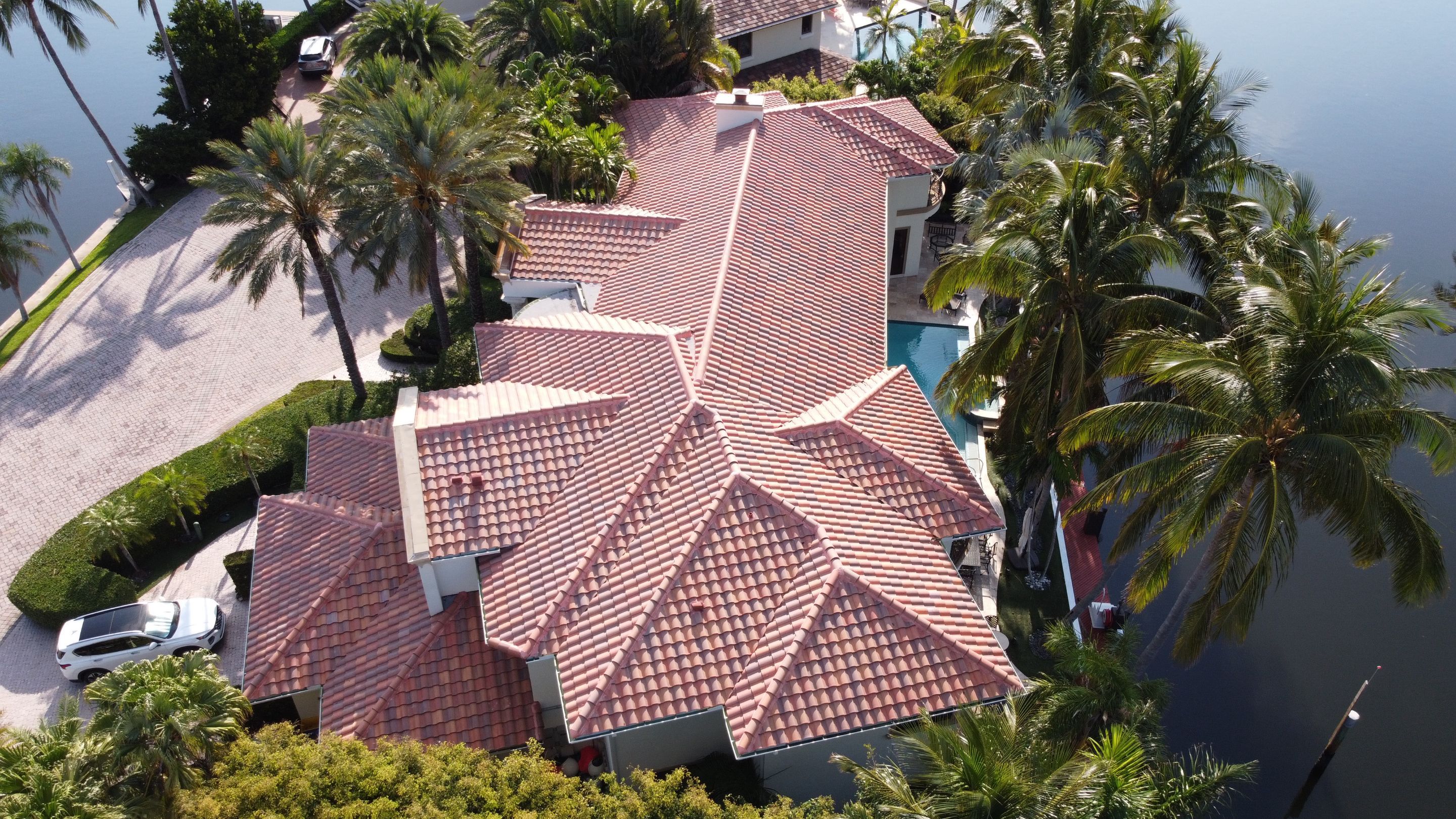 A Florida home with a tile roof